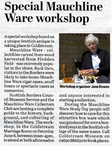 Special Mauchline Ware workshop