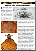 John Taylor & Son, Manufacturers, Edinburgh